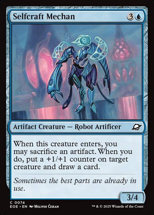 Selfcraft Mechan Card Front
