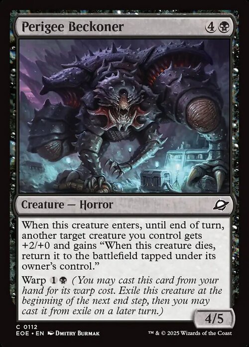Perigee Beckoner Card Front
