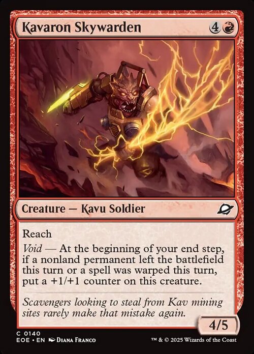 Kavaron Skywarden Card Front