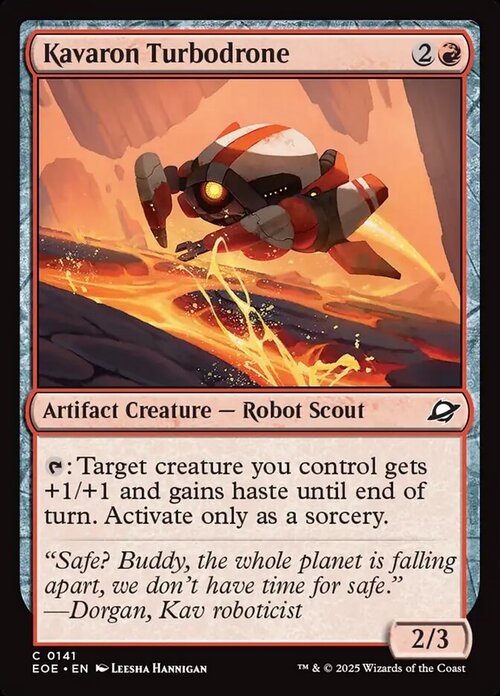 Kavaron Turbodrone Card Front