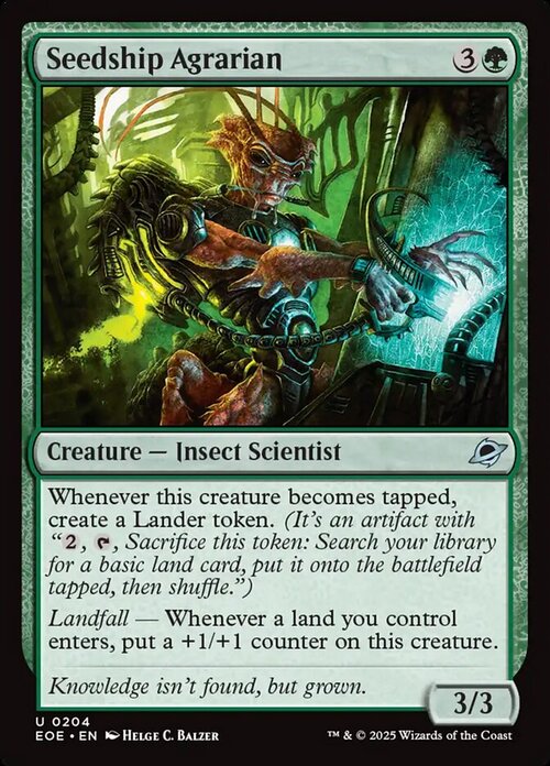 Seedship Agrarian Card Front
