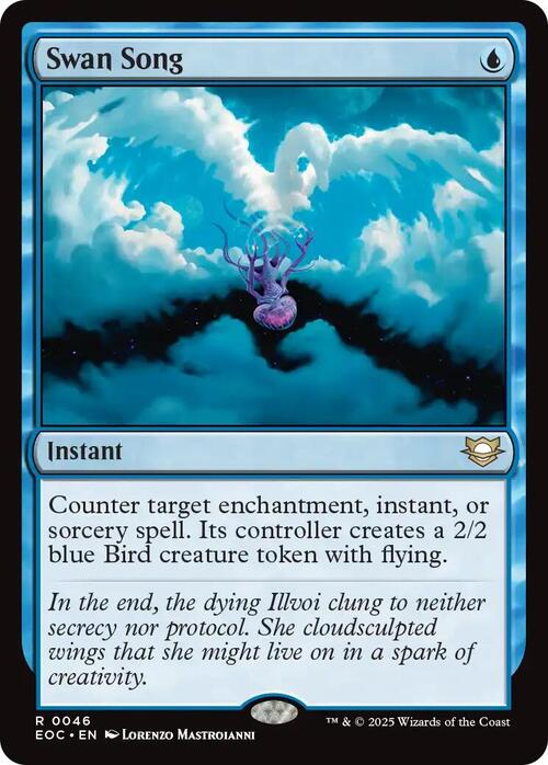 Swan Song Card Front