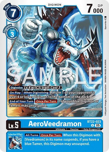 AeroVeedramon Card Front