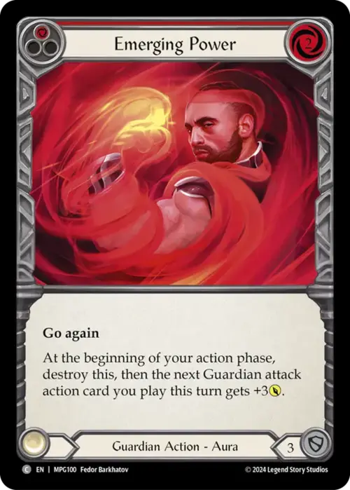 Emerging Power - Red Card Front