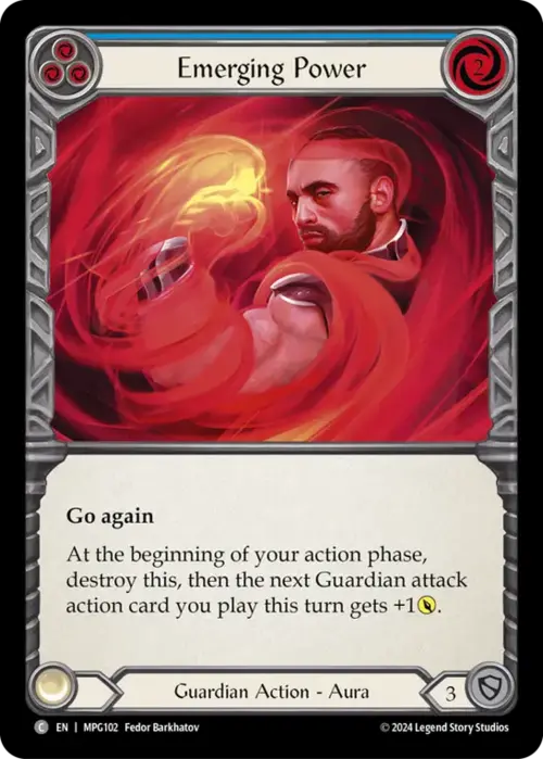 Emerging Power - Blue Card Front