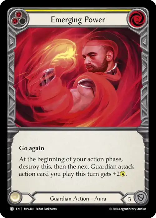Emerging Power - Yellow Card Front