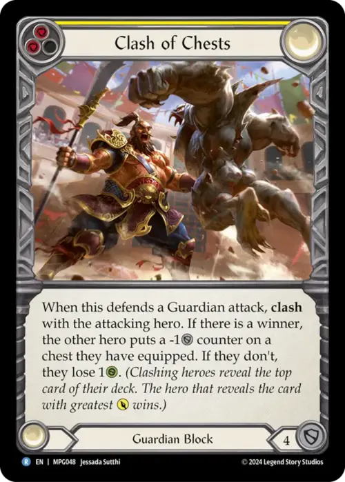 Clash of Chests Card Front