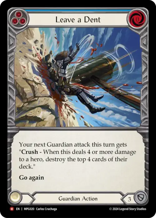Leave a Dent Card Front