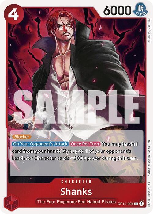 Shanks Card Front