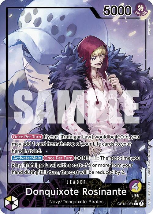 Donquixote Rosinante Card Front