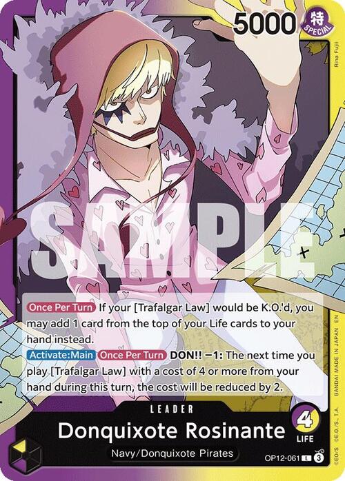 Donquixote Rosinante Card Front