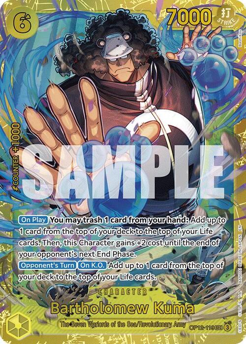 Bartholomew Kuma Card Front
