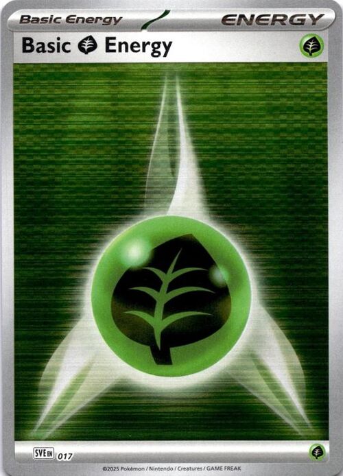 Basic Grass Energy Card Front