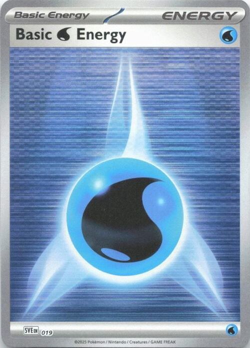 Basic Water Energy Card Front