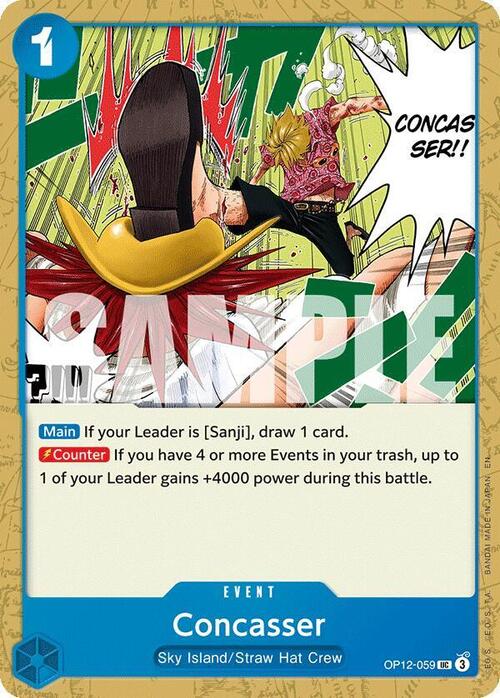 Concasser Card Front