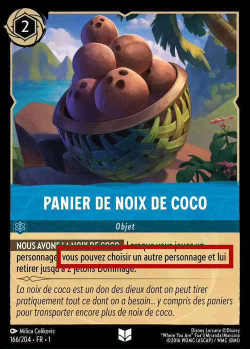 Coconut Basket Card Front