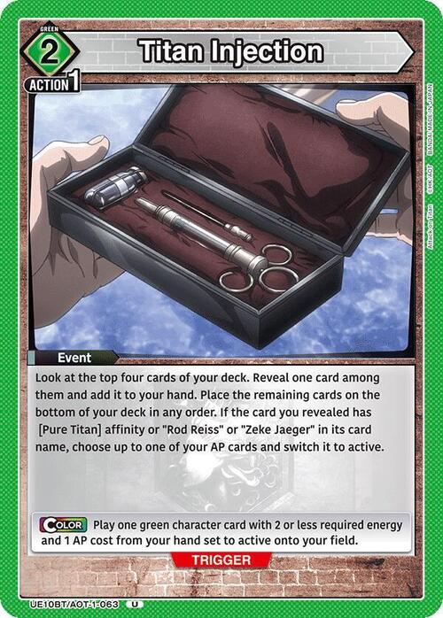 Titan Injection Card Front