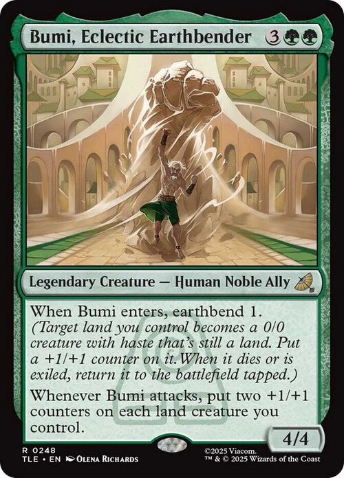 Bumi, Eclectic Earthbender Card Front