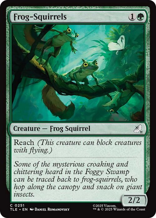 Frog-Squirrels Card Front
