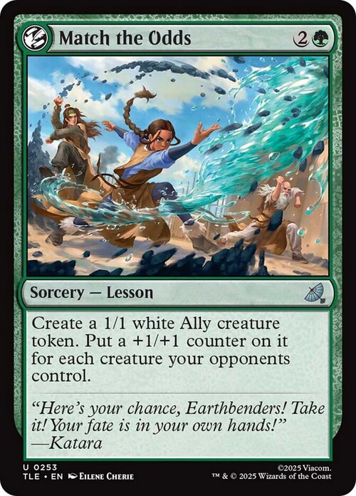 Match the Odds Card Front
