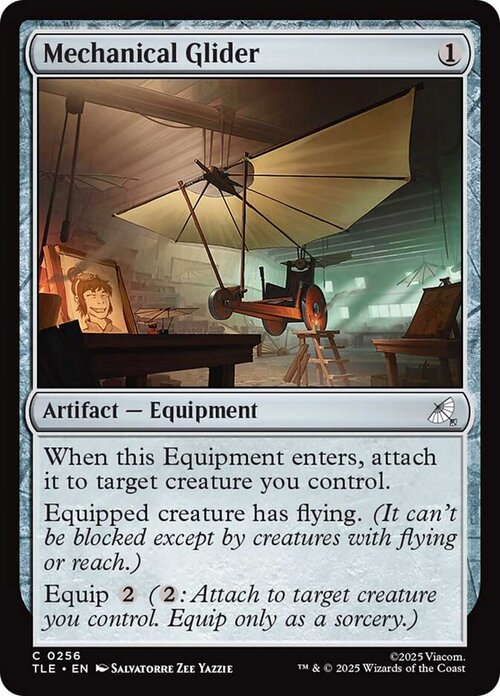 Mechanical Glider Card Front