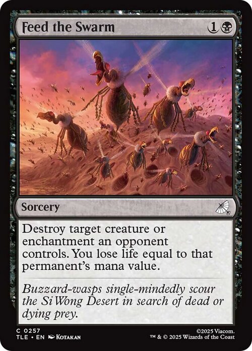 Feed the Swarm Card Front