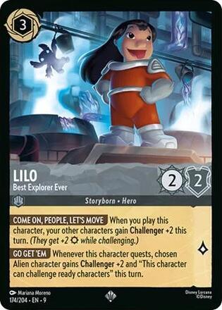 Lilo - Best Explorer Ever Card Front