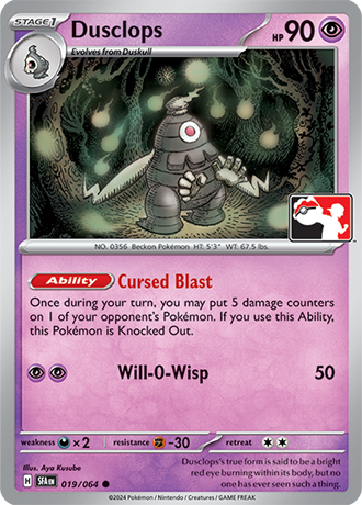 Dusclops Card Front
