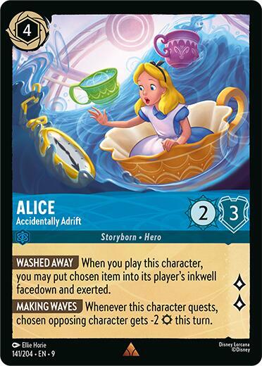 Alice - Accidentally Adrift Card Front