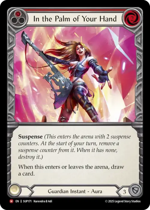 In the Palm of Your Hand Card Front