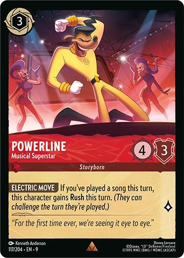Powerline - Musical Superstar Card Front