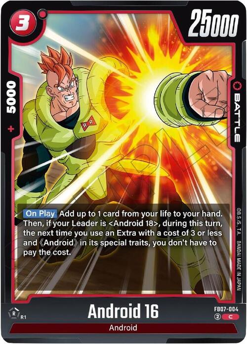 Android 16 Card Front