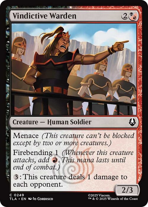 Vindictive Warden Card Front