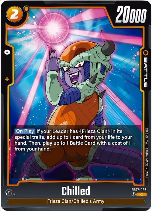 Chilled Card Front