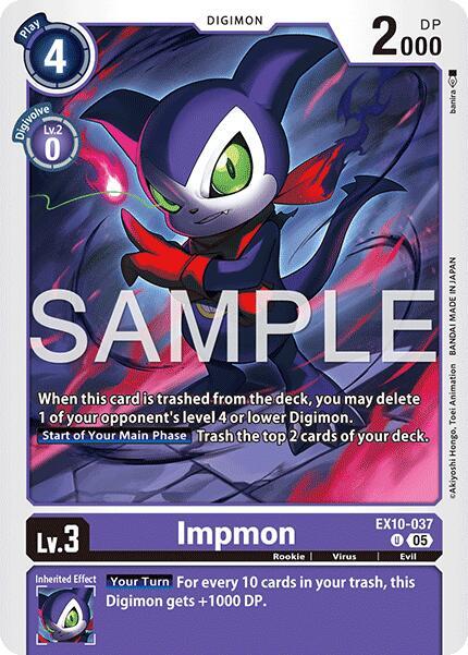 Impmon Card Front
