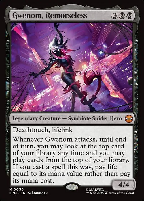 Gwenom, Remorseless Card Front