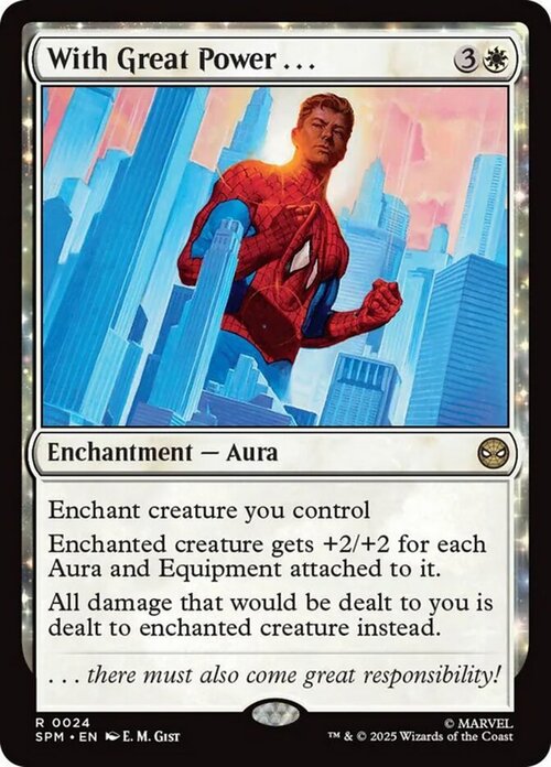 With Great Power... Card Front