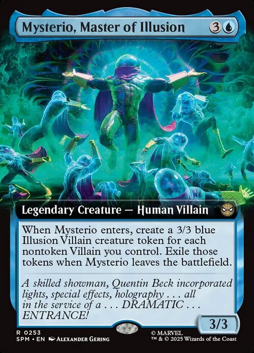 Mysterio, Master of Illusion Card Front
