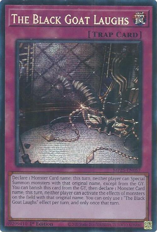 The Black Goat Laughs Card Front