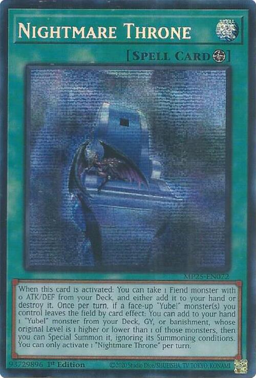 Nightmare Throne Card Front