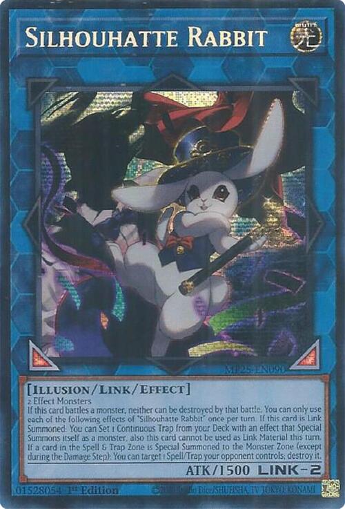 Silhouhatte Rabbit Card Front