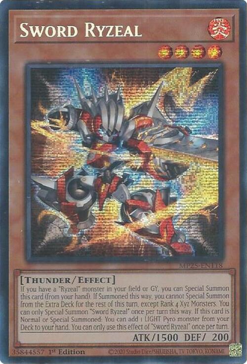 Sword Ryzeal Card Front