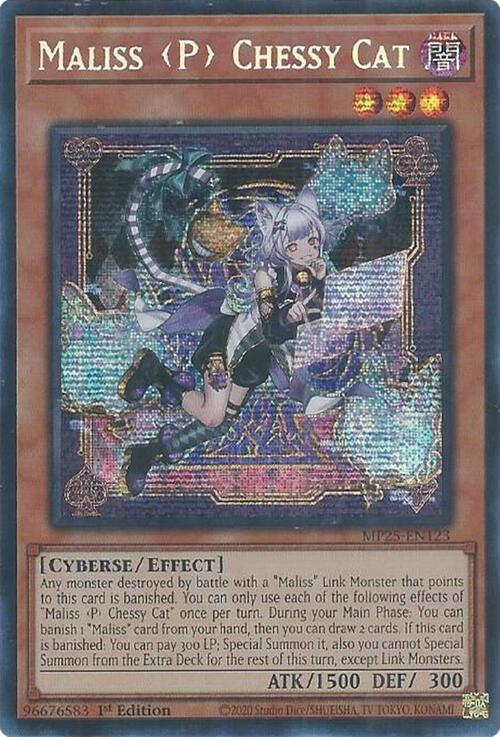 Maliss P Chessy Cat Card Front