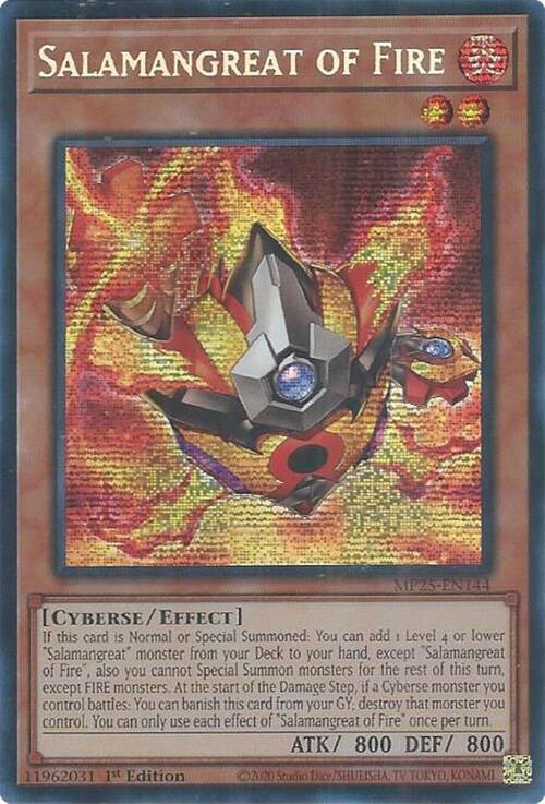 Salamangreat of Fire Card Front
