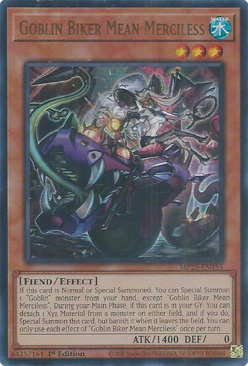 Goblin Biker Mean Merciless Card Front