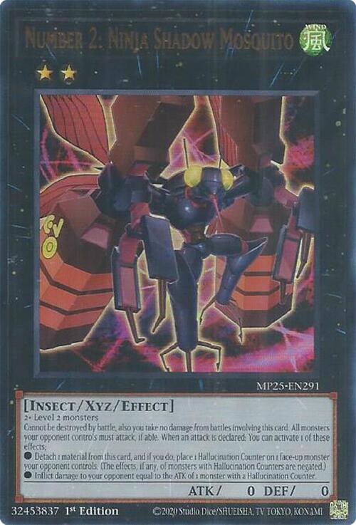 Number 2: Ninja Shadow Mosquito Card Front