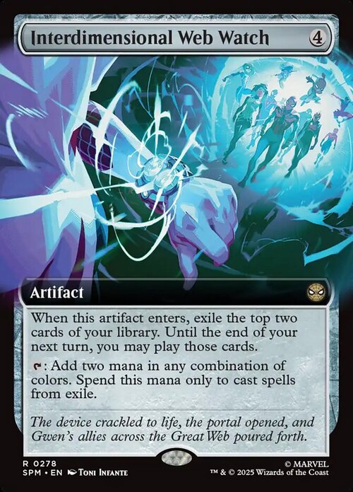 Interdimensional Web Watch Card Front