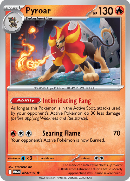 Pyroar Card Front