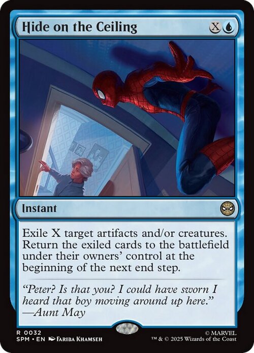 Hide on the Ceiling Card Front