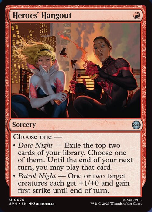Heroes' Hangout Card Front